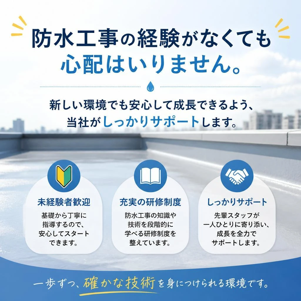 未経験者歓迎！丁寧な指導