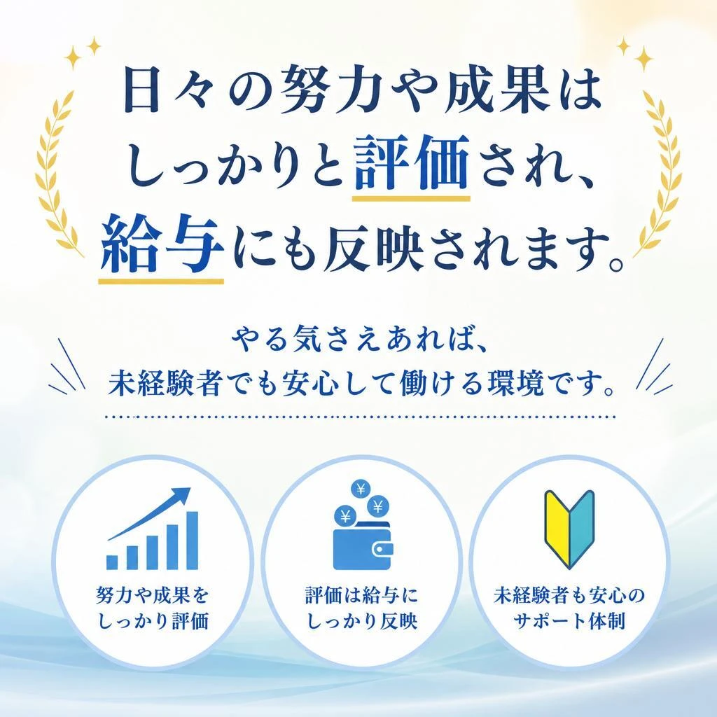 やる気を評価する職場環境