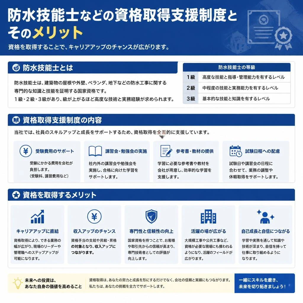 資格取得をサポート