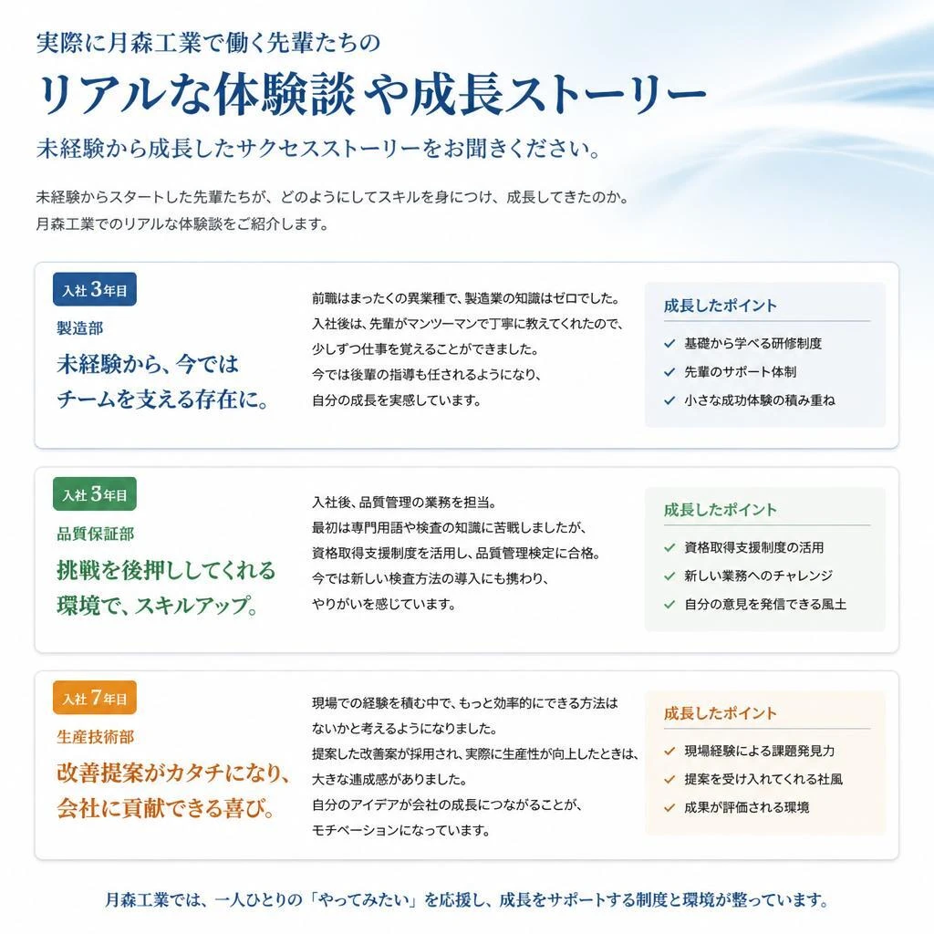 先輩社員の声
