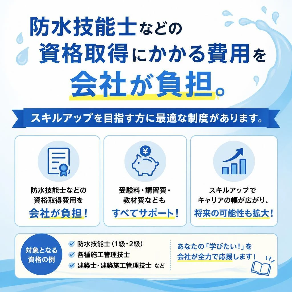 資格取得支援制度の充実