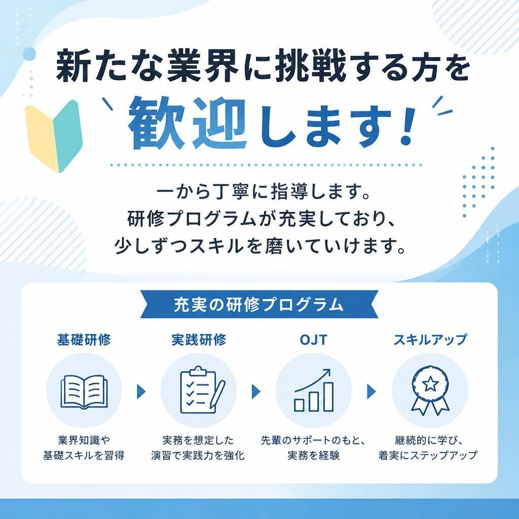 充実した研修制度