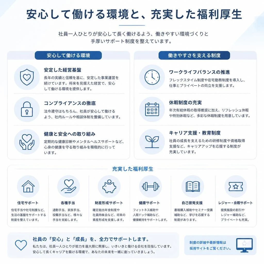 5. 働く環境と福利厚生