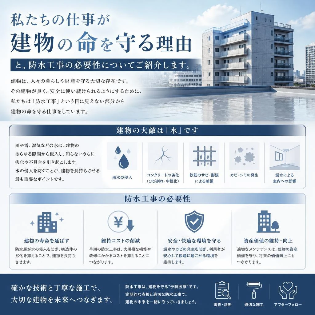 2. 防水工事の重要性