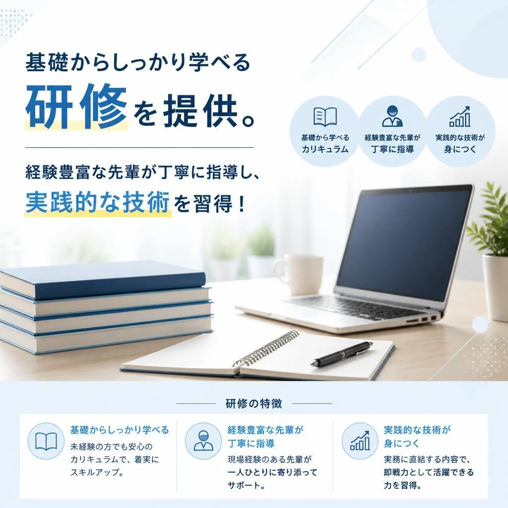 充実の研修制度