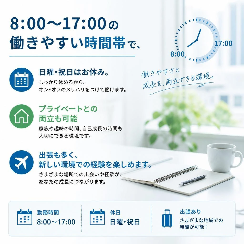 働きやすい勤務条件