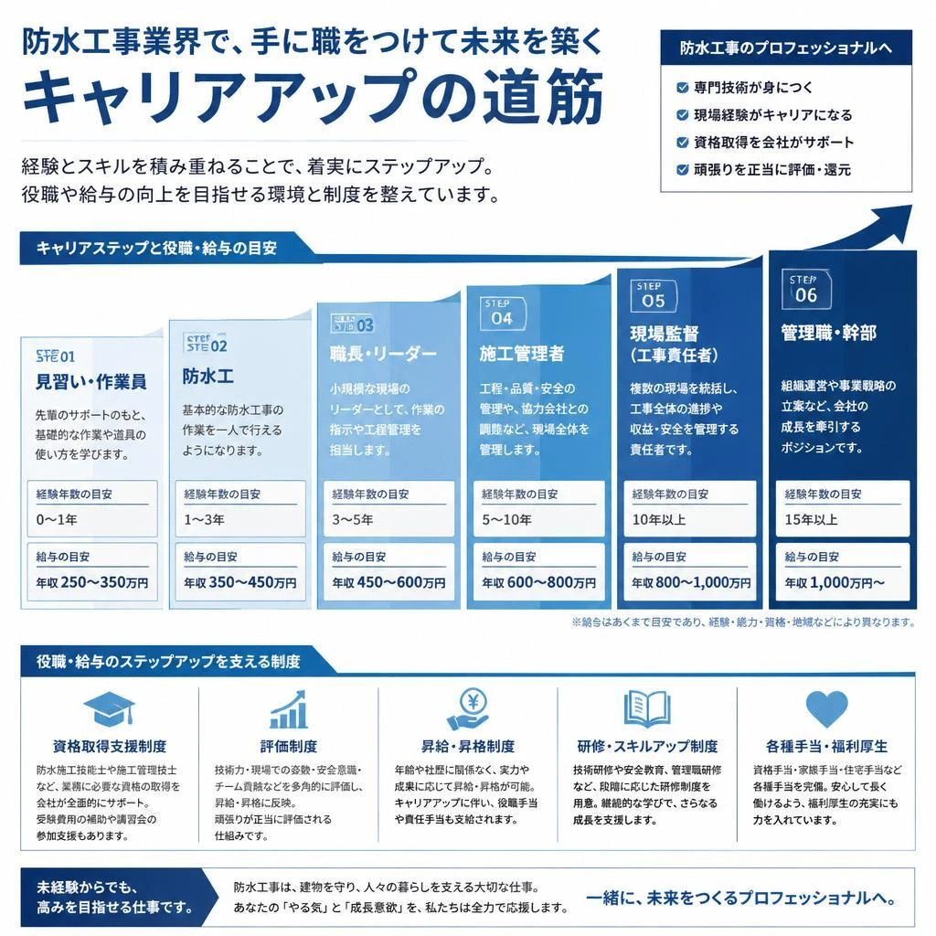 業界内でのキャリアステップ