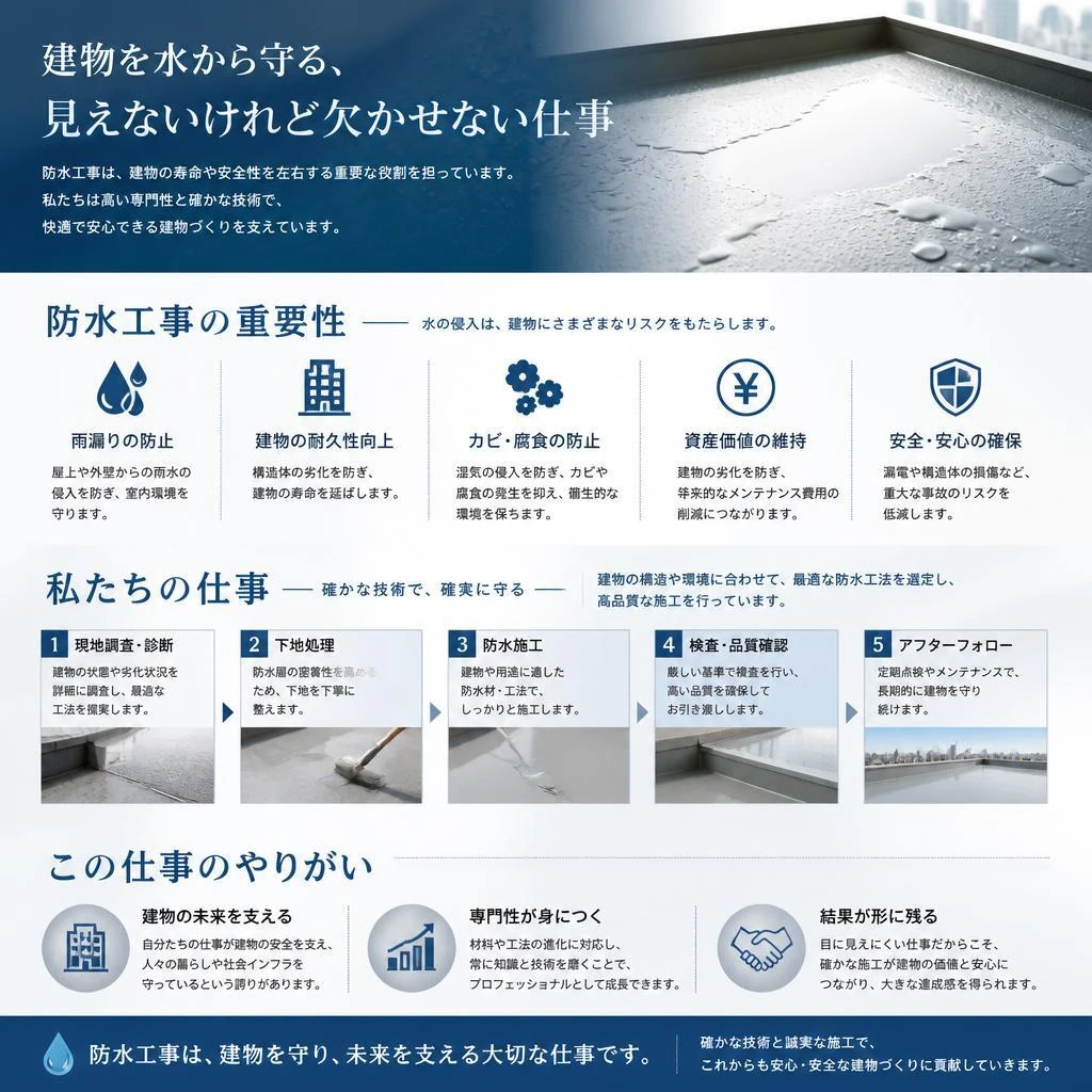 2. 防水工事とは？