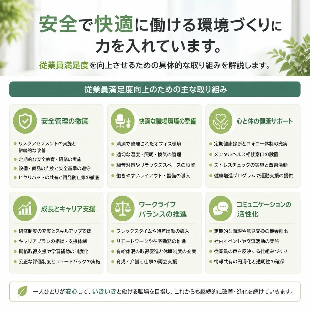 4. 職場環境の改善への取り組み