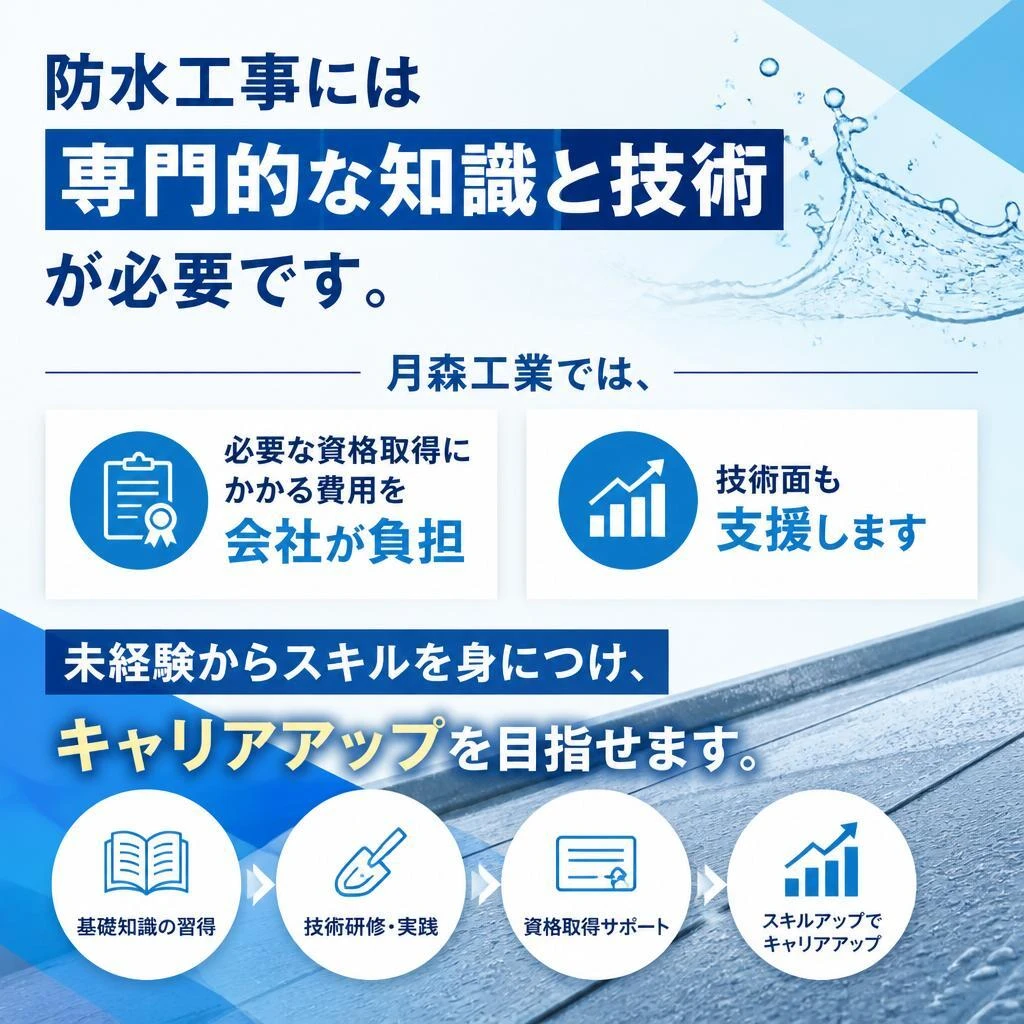 大手への道へ、資格取得支援制度