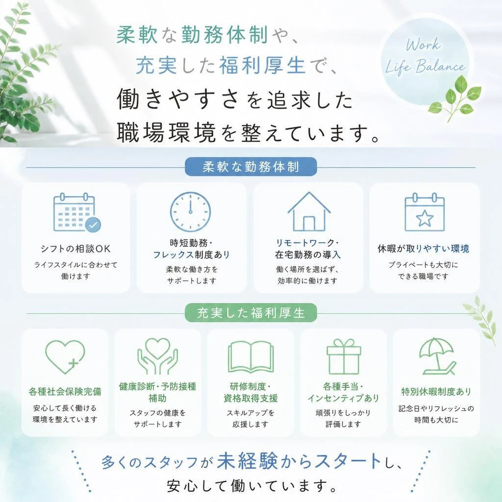 働きやすさのポイント