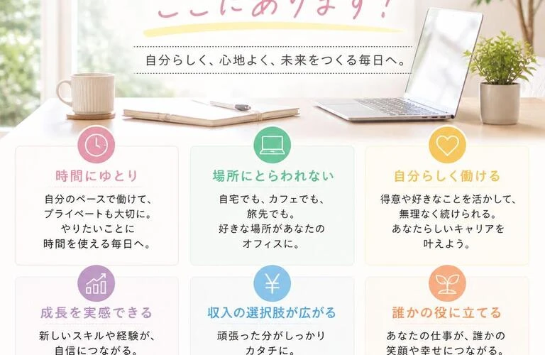 あなたの理想の働き方、ここにあります！