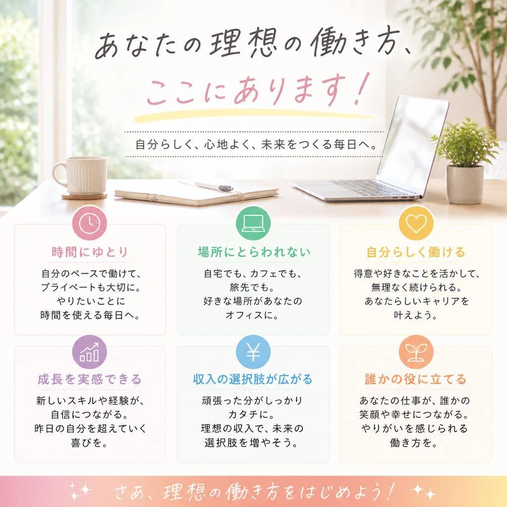 あなたの理想の働き方、ここにあります！