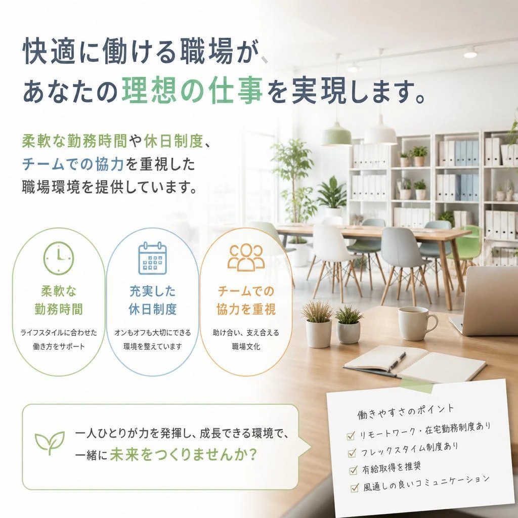 働きやすさの秘訣