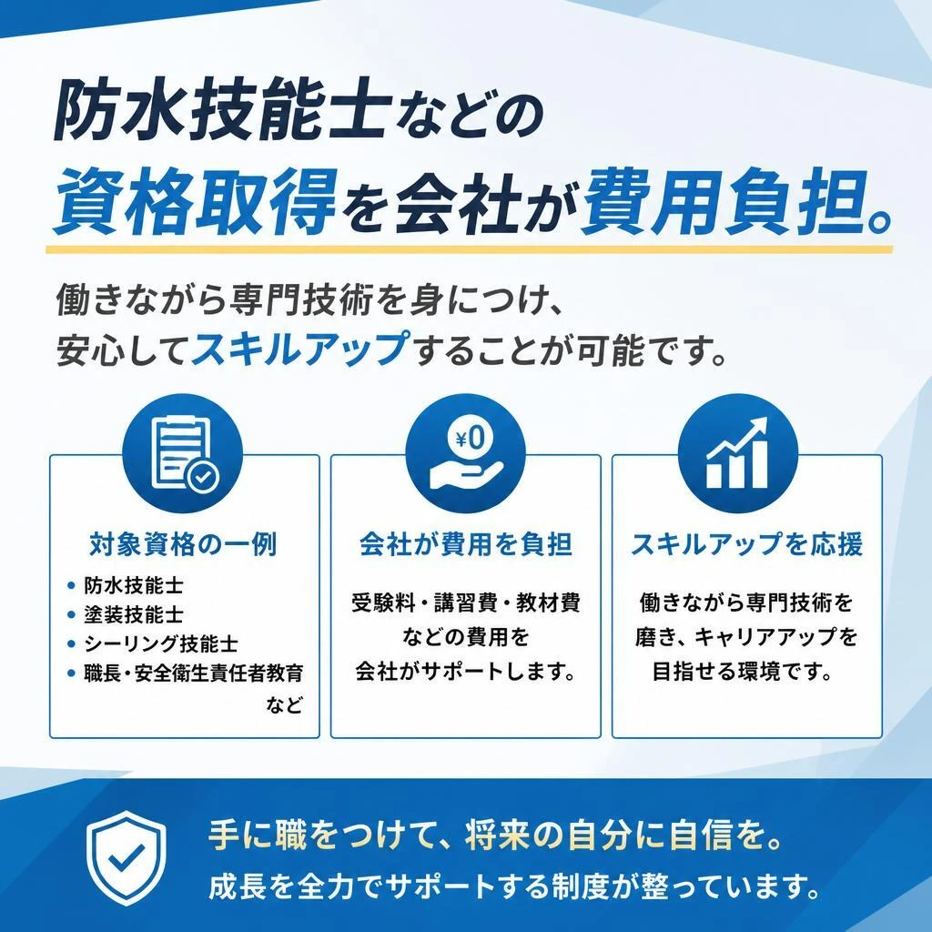 チャンスを与える資格取得制度