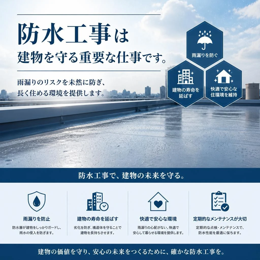 2. 防水工事の魅力