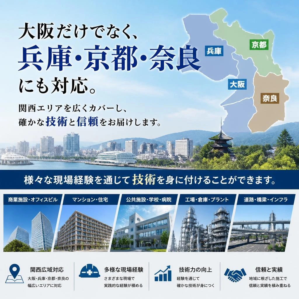 多様な現場でスキルを磨こう！
