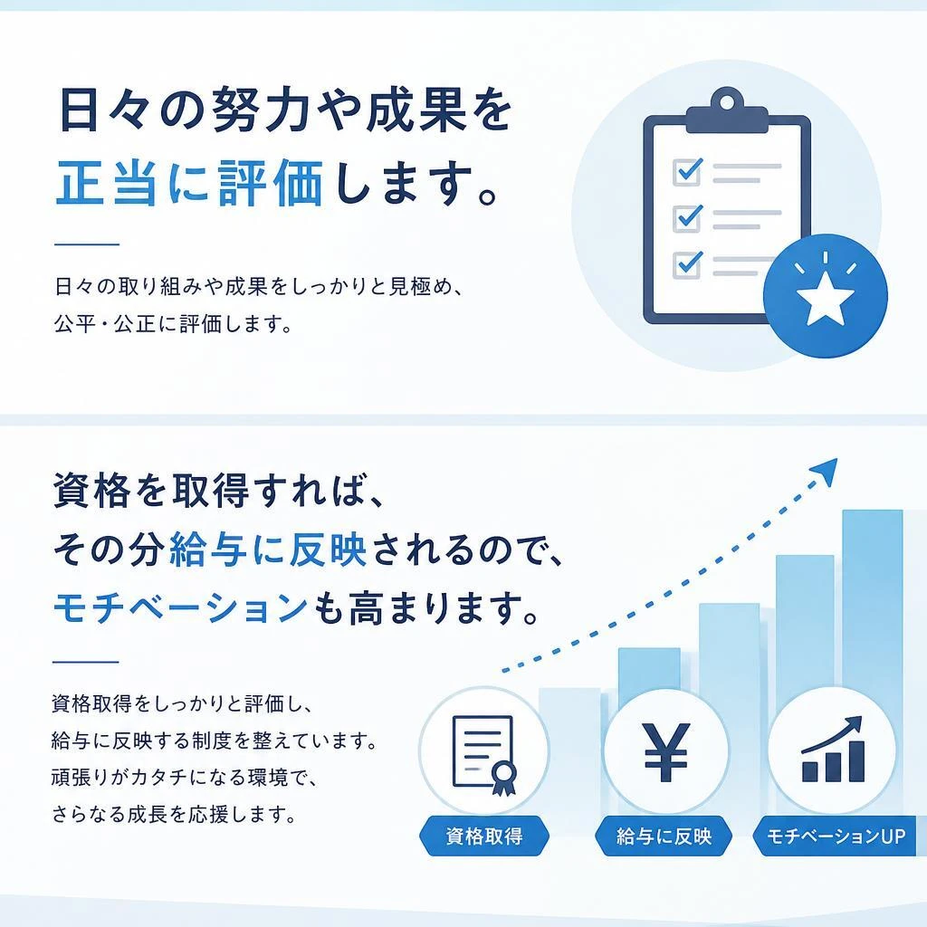 キャリアアップと収入アップが可能！