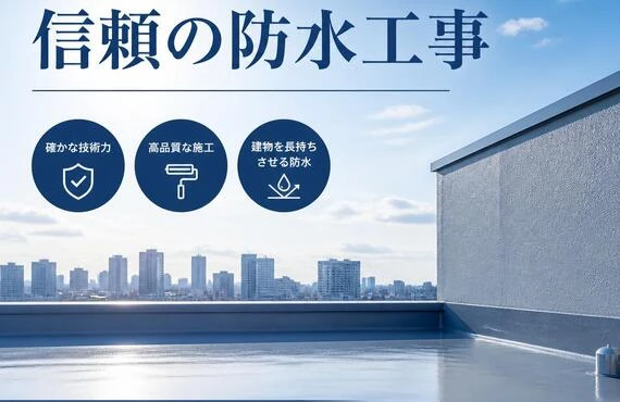 あなたの大切な建物を守る、信頼の防水工事