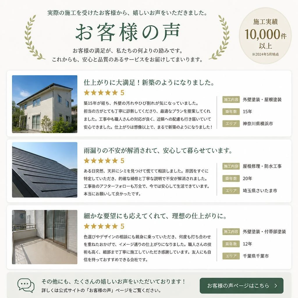 お客様の声
