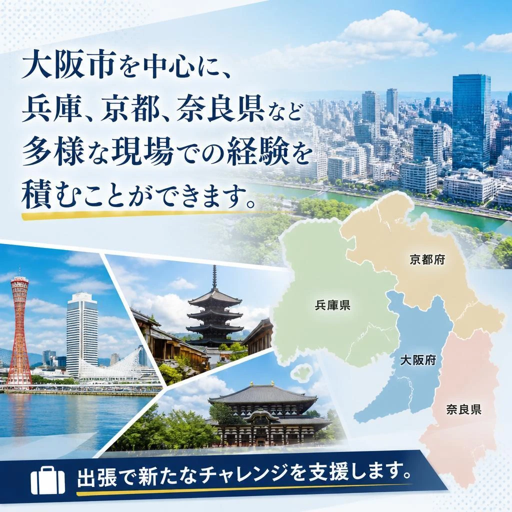 多彩な現場経験が積める