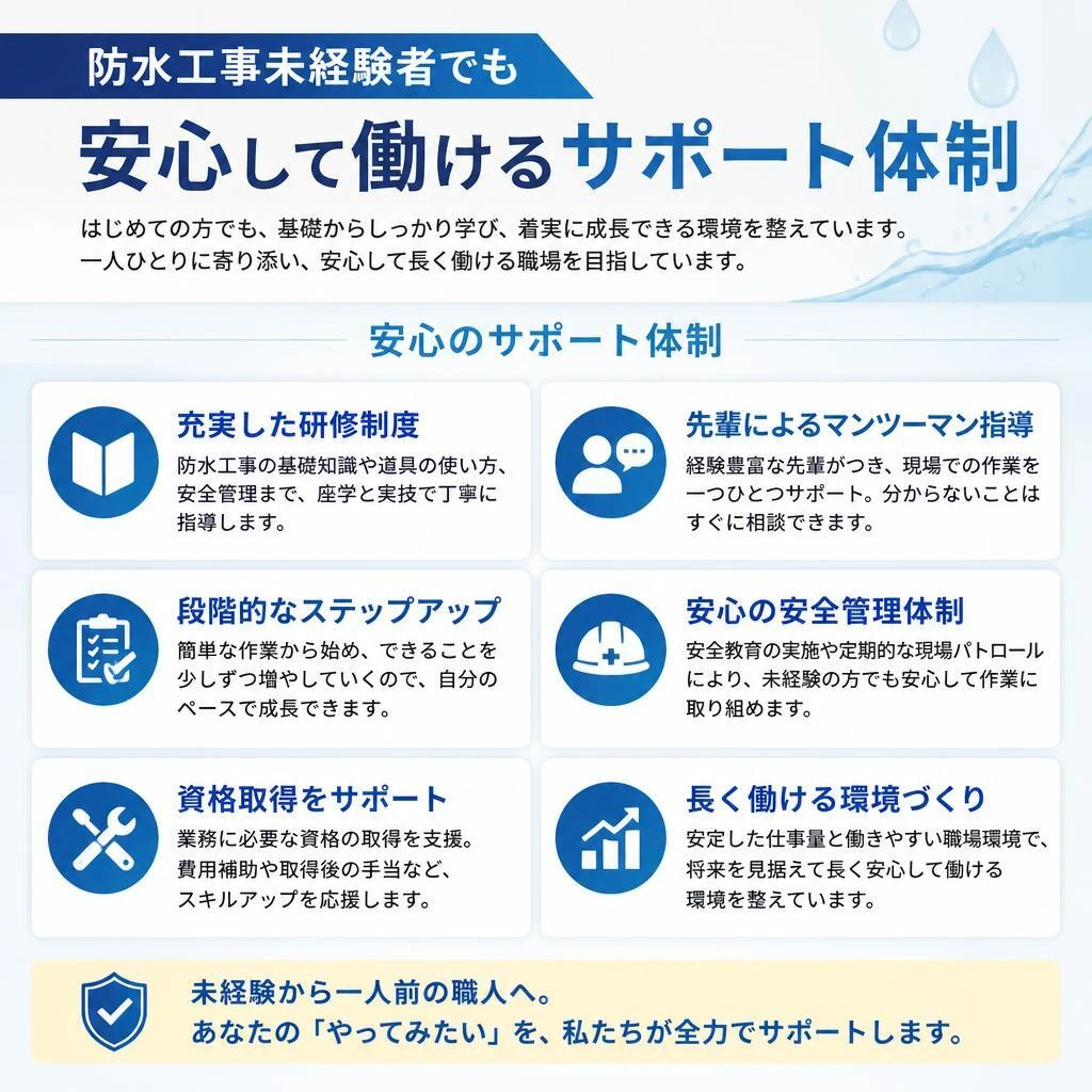 5. 未経験でも安心！充実の研修制度