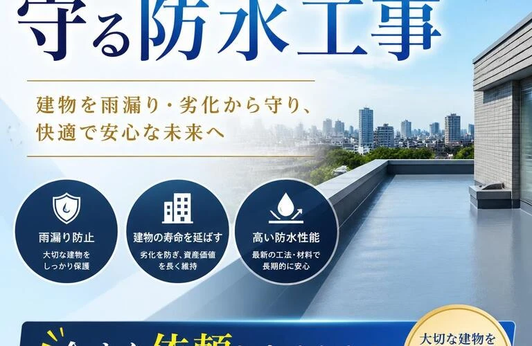 あなたの大切な建物を守る防水工事、今すぐ依頼しませんか？