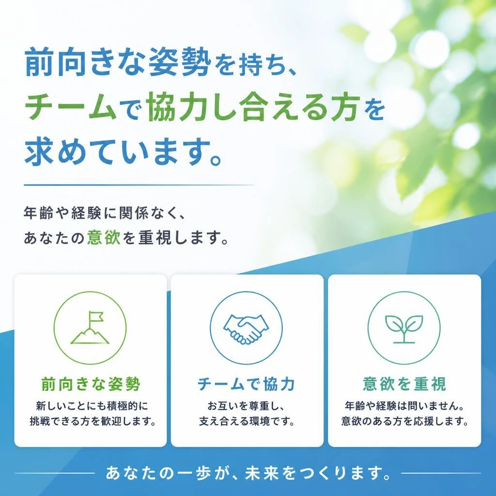 求める人物像
