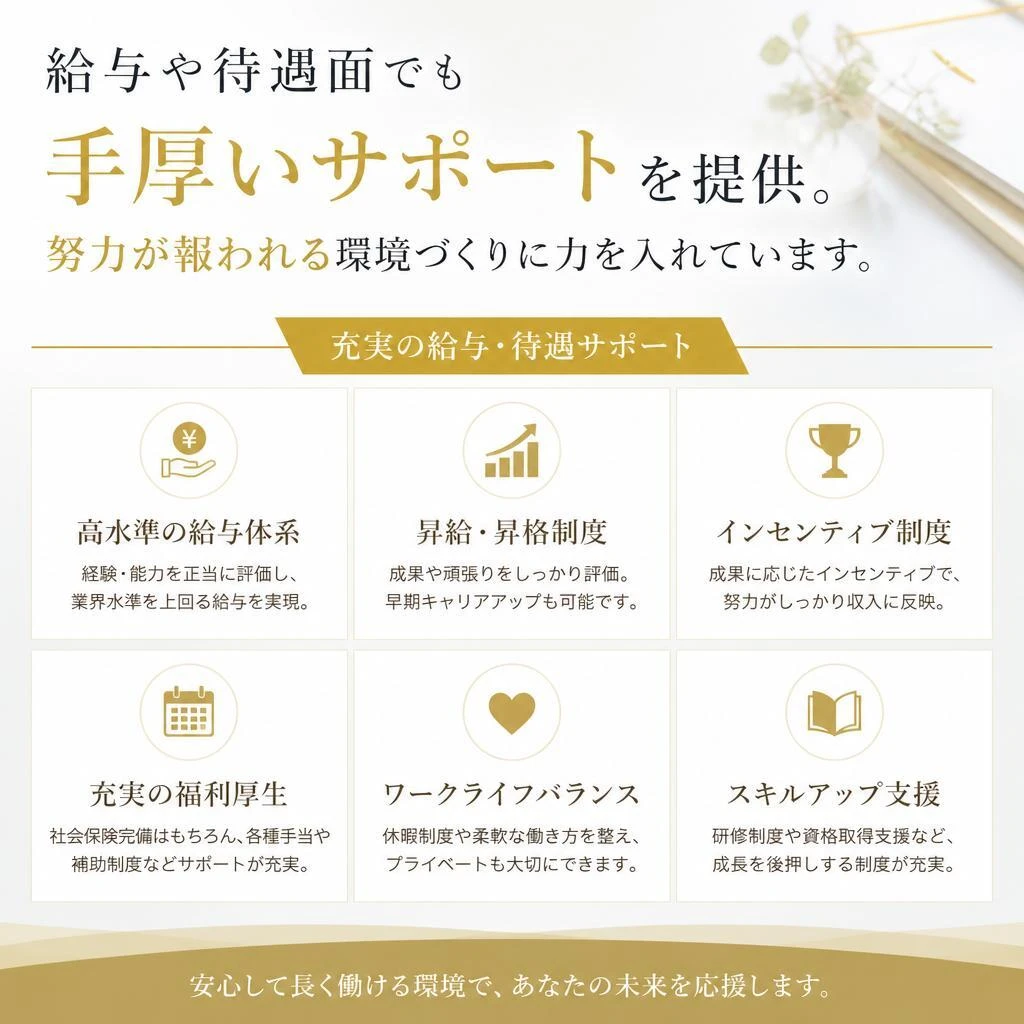 充実した福利厚生