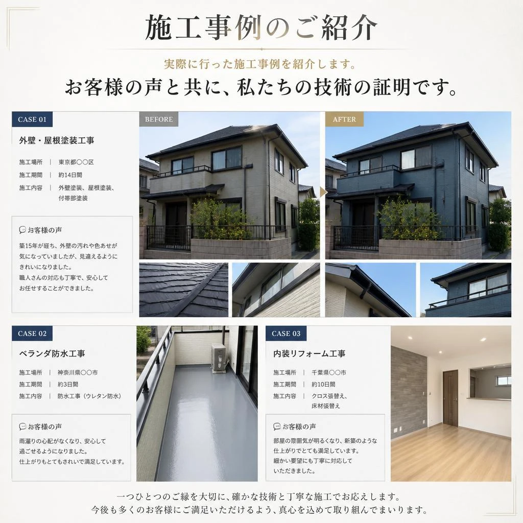 5. 事例紹介：成功した雨漏れ修理