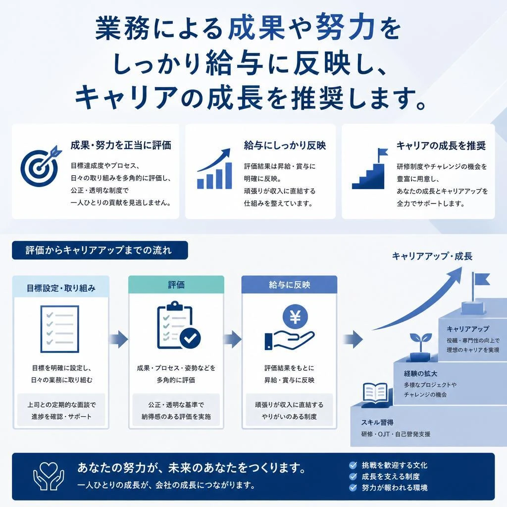 キャリアアップが可能
