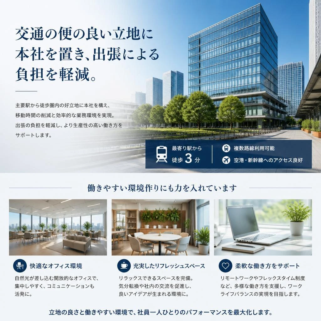 働きやすい環境を整備