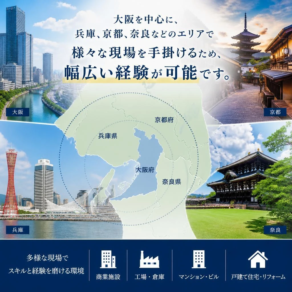 多様な現場を経験