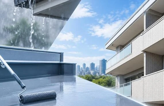 雨漏りを防ぎ、建物の価値を守る。防水工事・改修工事のご依頼を承ります