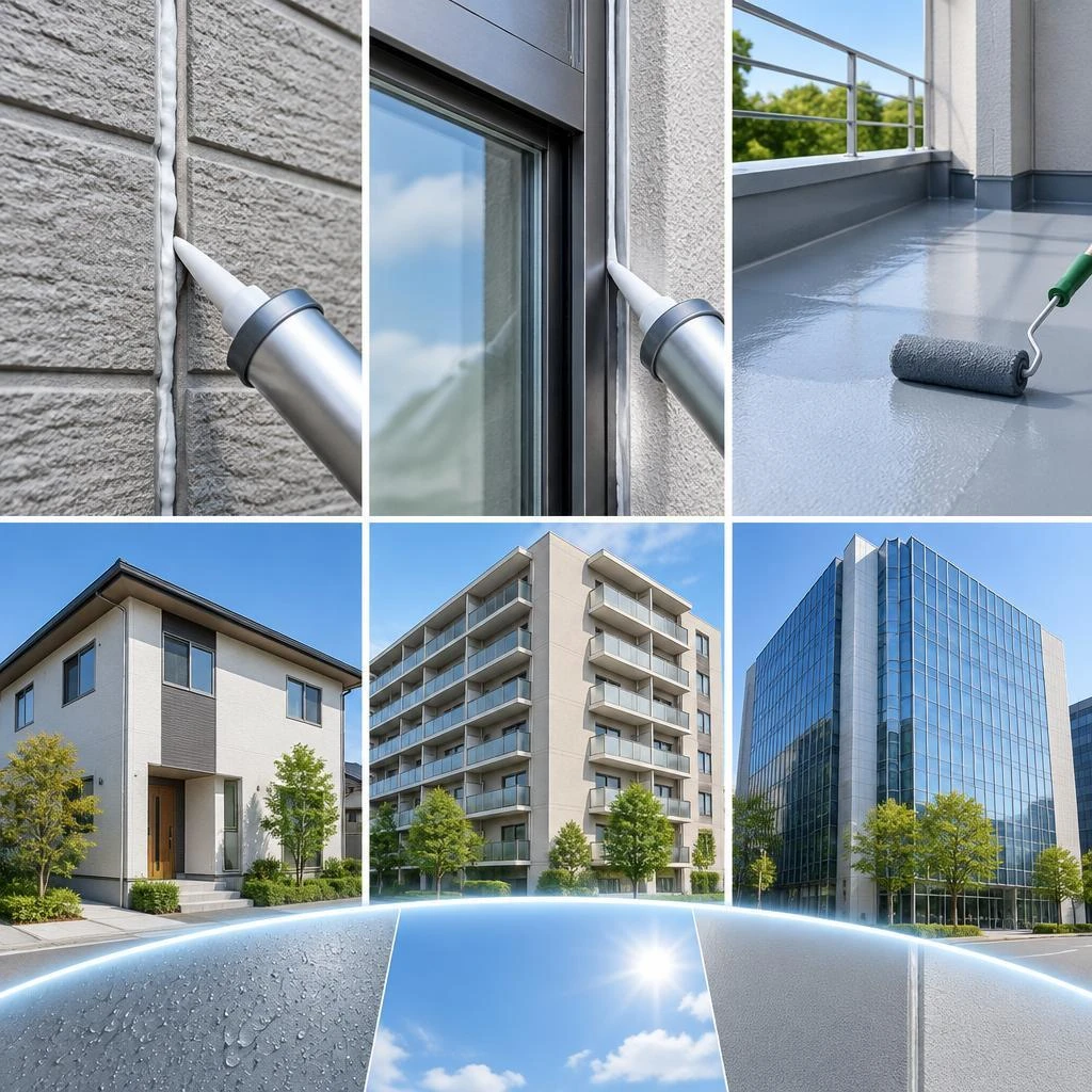 雨漏りを防ぎ、建物の未来を守る仕事