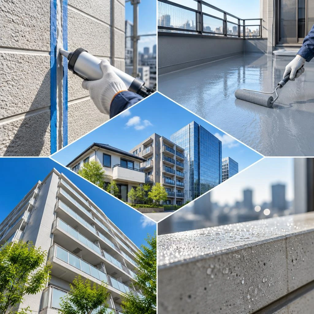 建物を雨から守る、防水工事のプロとして活躍