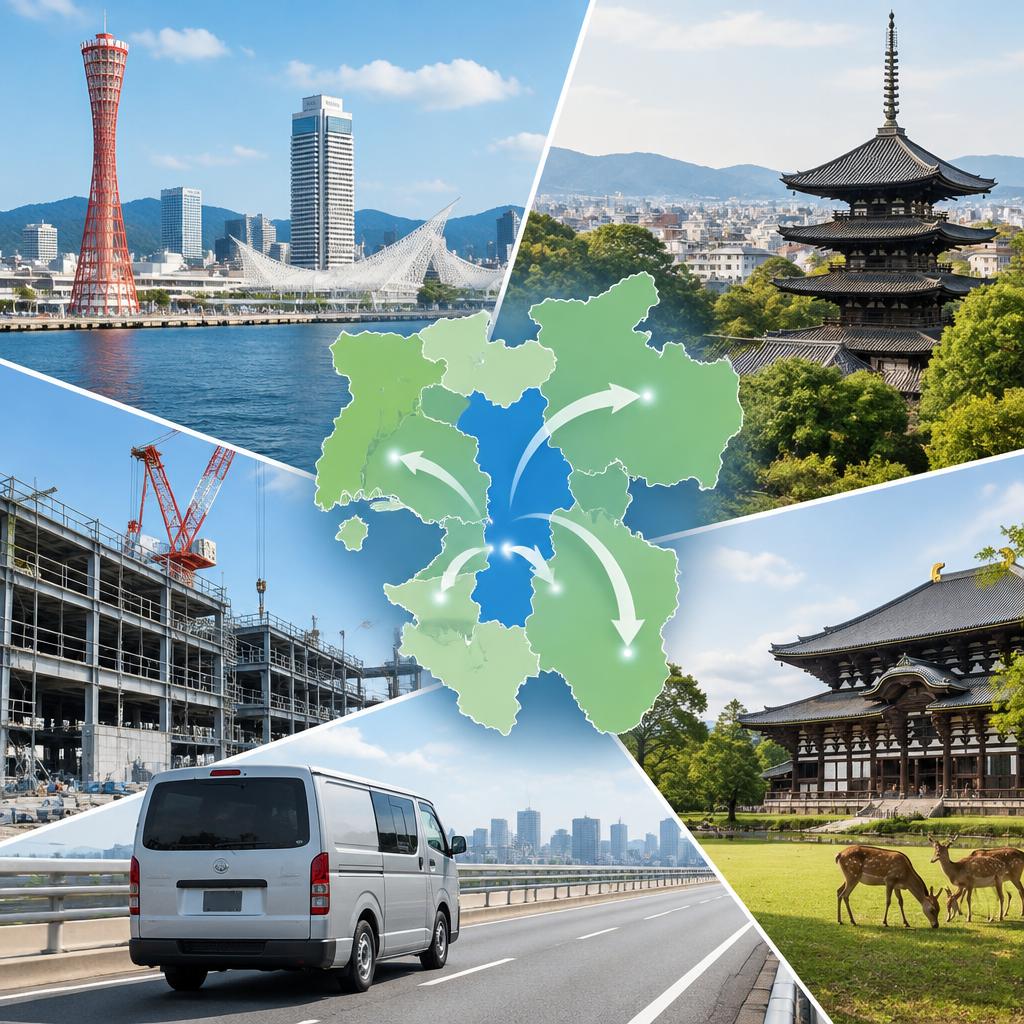 大阪を拠点に、関西のさまざまな現場で経験を積む