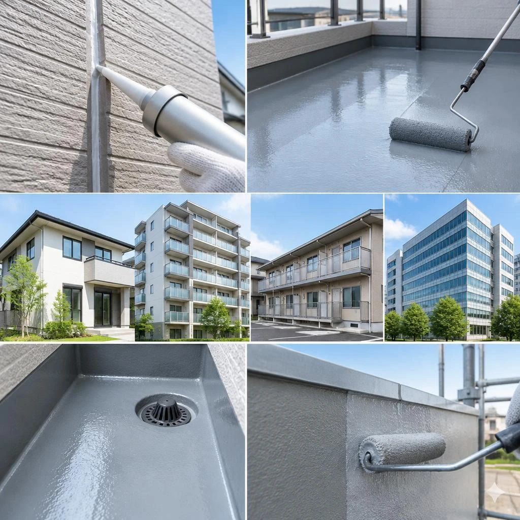雨漏りを防ぎ、暮らしを守る。防水工事の仕事とは