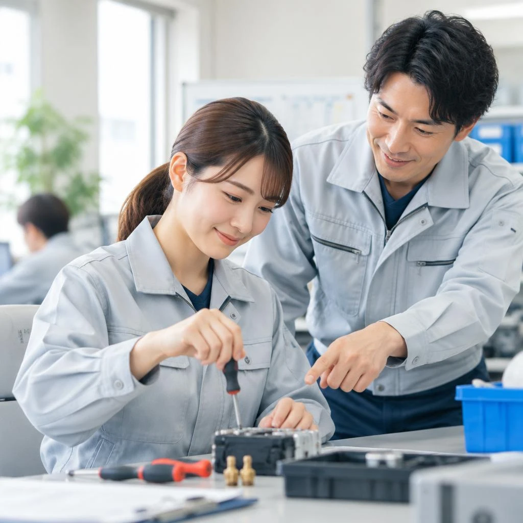 先輩も未経験から。丁寧な指導で一歩ずつ成長