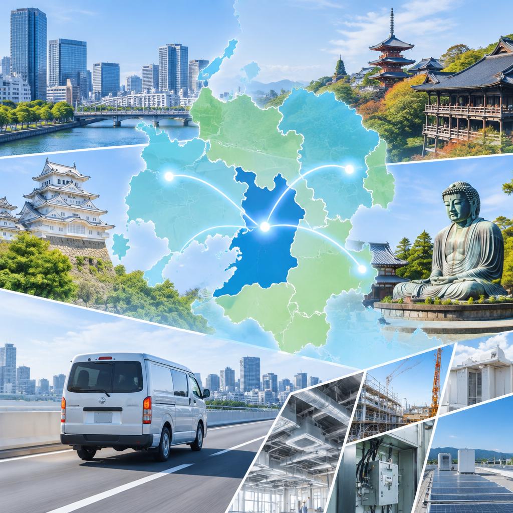 関西の多彩な現場で、経験の幅を広げる